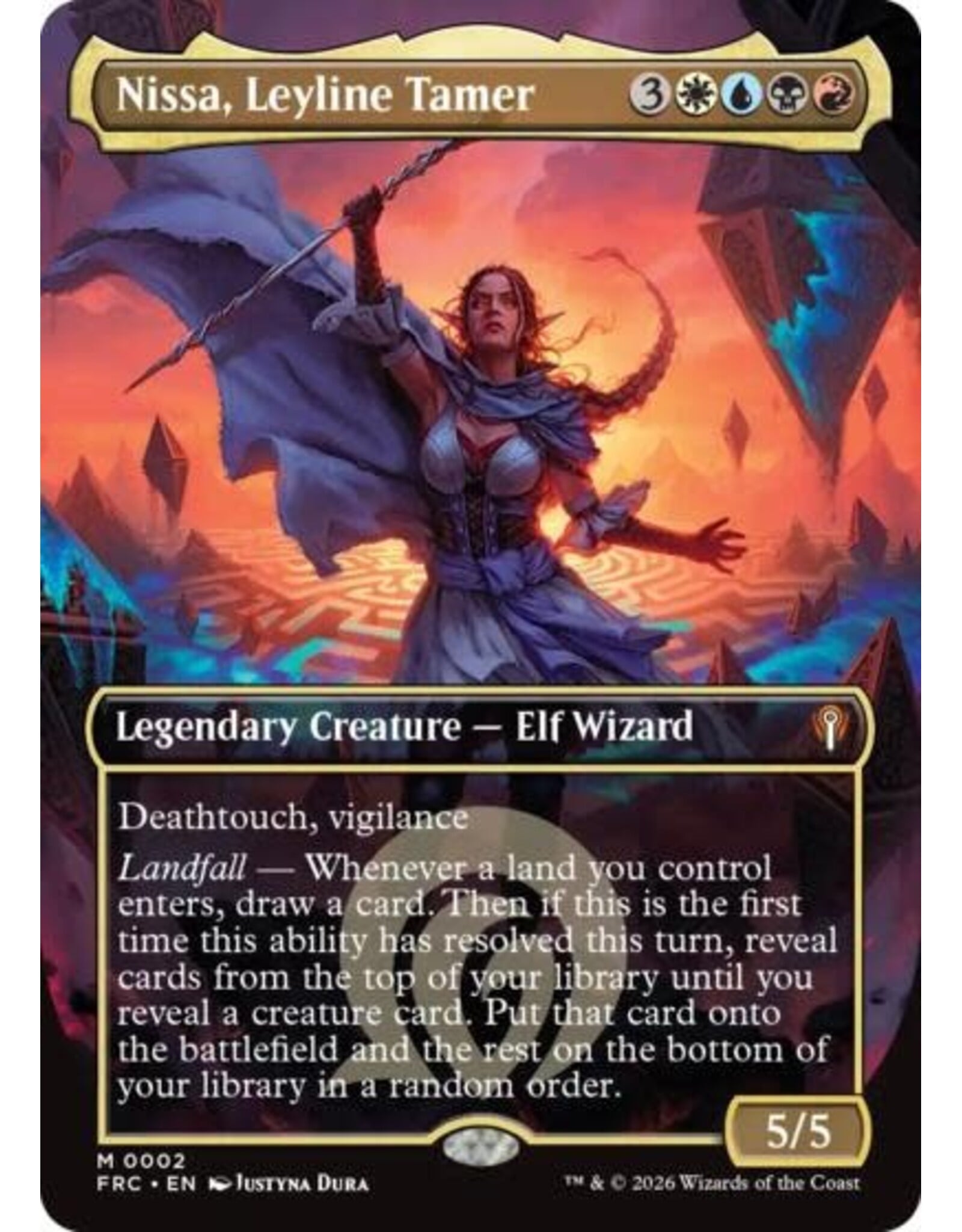 Nissa, Leyline Tamer (Borderless) - 2 (Normal, M)