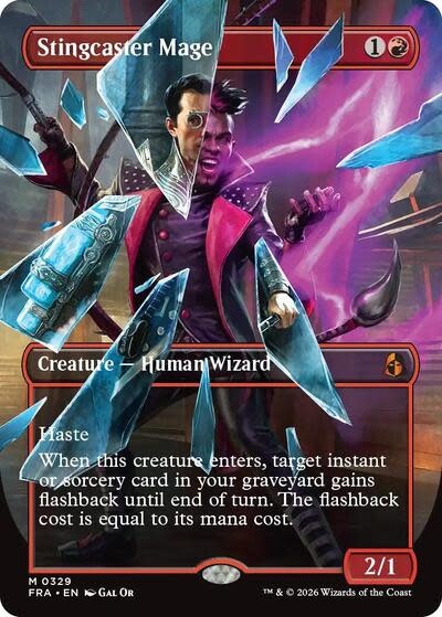 Stingcaster Mage (Borderless) (0329) (Normal, M)