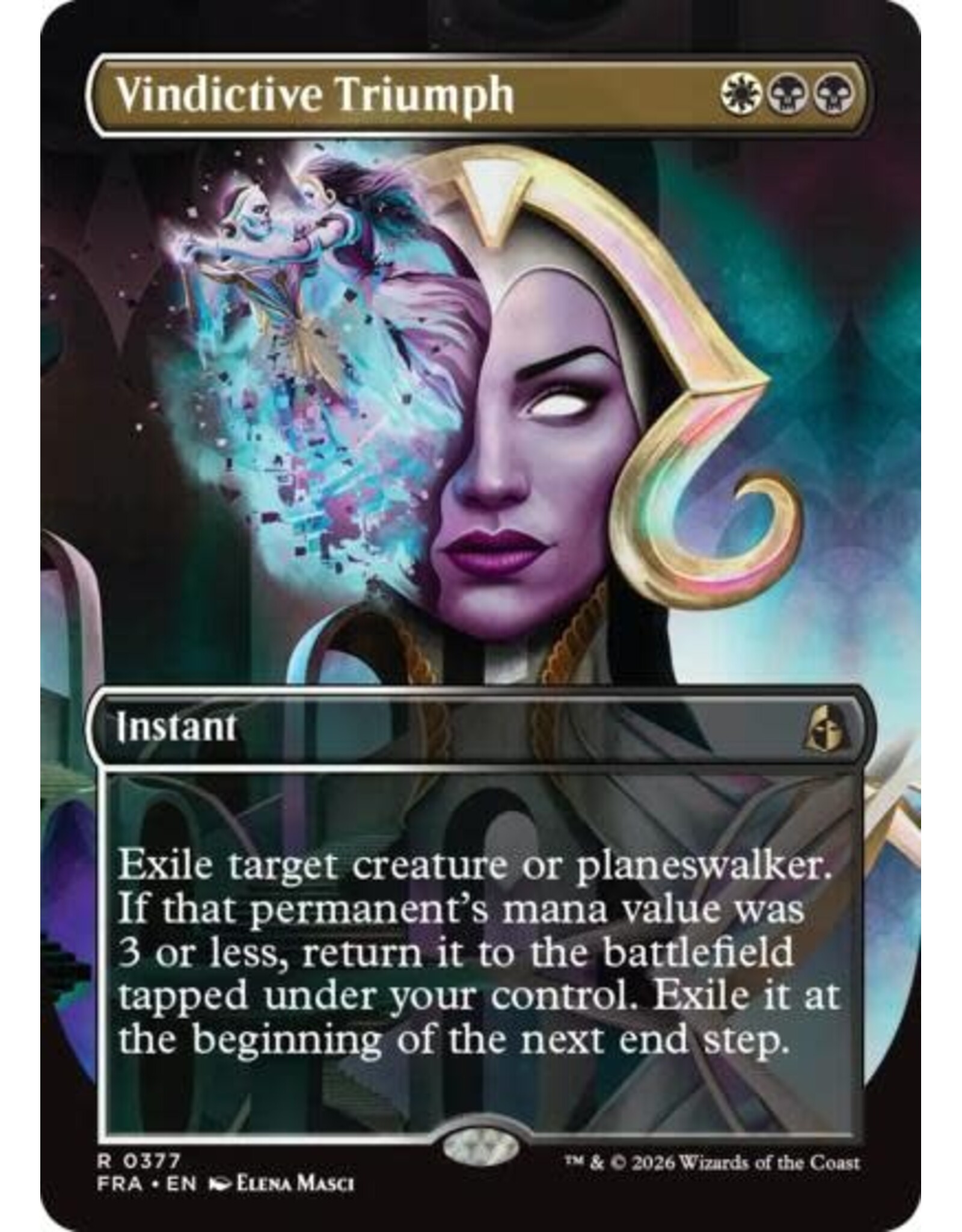 Vindictive Triumph (Borderless) - 377 (Normal, R)