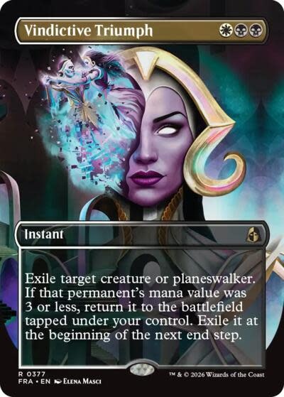 Vindictive Triumph (Borderless) - 377 (Normal, R)