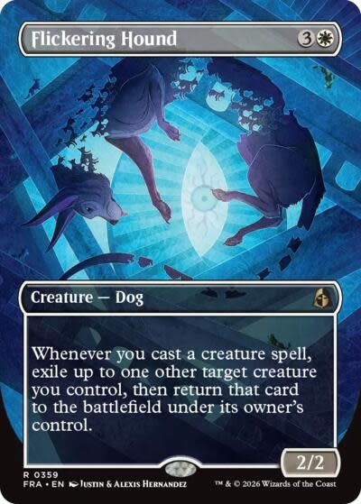 Flickering Hound (Borderless) - 359 (Normal, R)