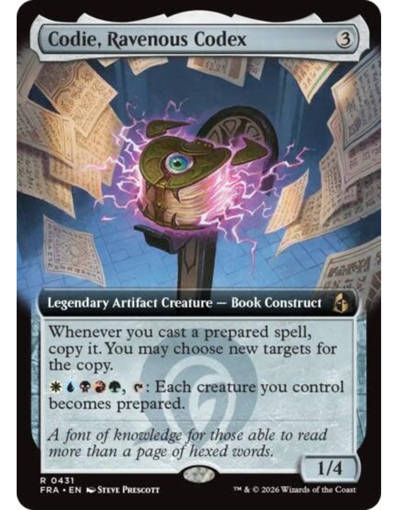Codie, Ravenous Codex (Extended Art) - 431 (Normal, R)
