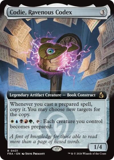 Codie, Ravenous Codex (Extended Art) - 431 (Normal, R)