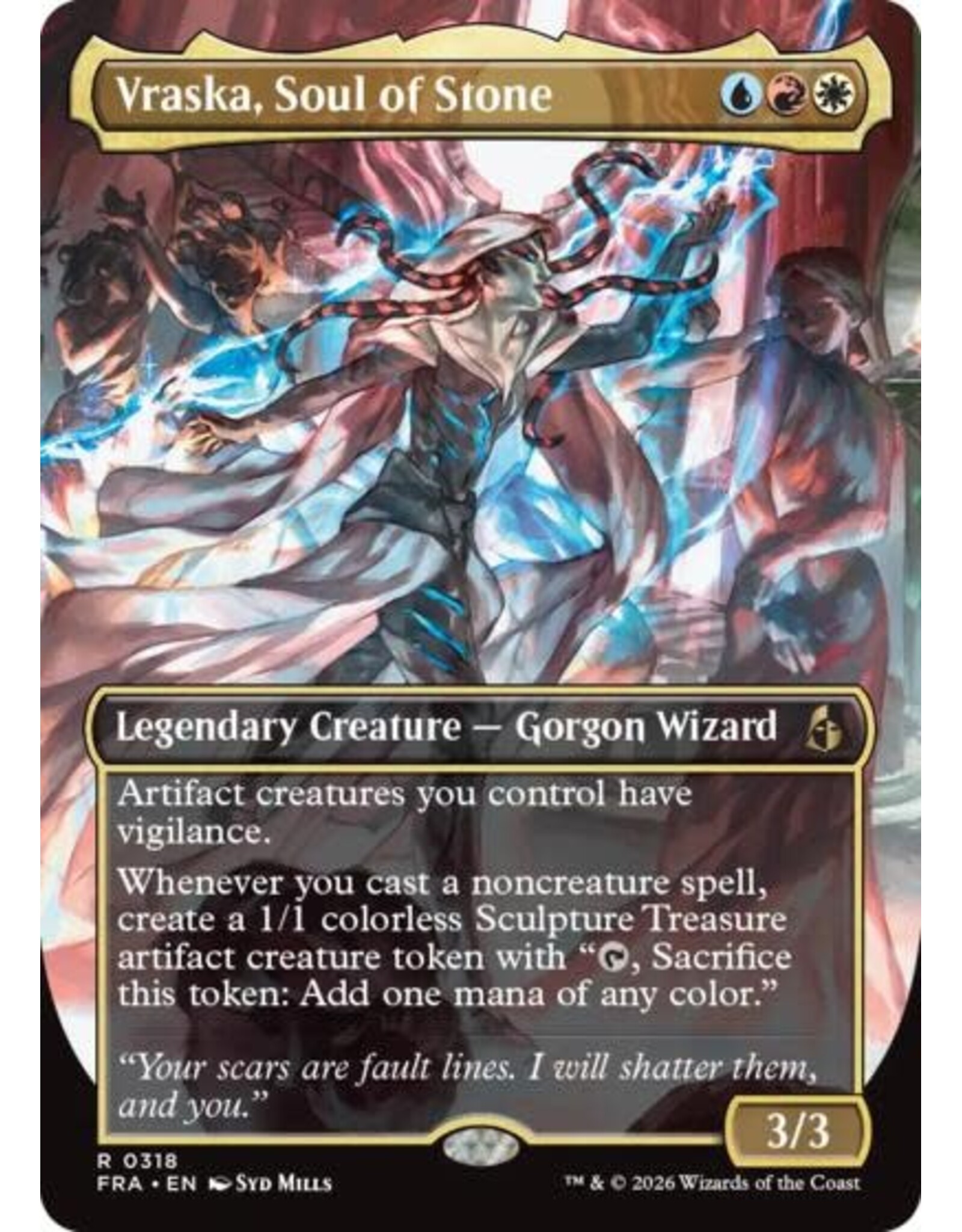 Vraska, Soul of Stone (Borderless) - 318 (Normal, R)