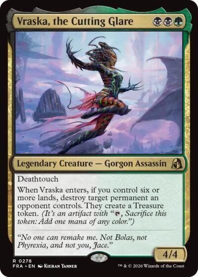 Vraska, the Cutting Glare - 278 (Foil, R)