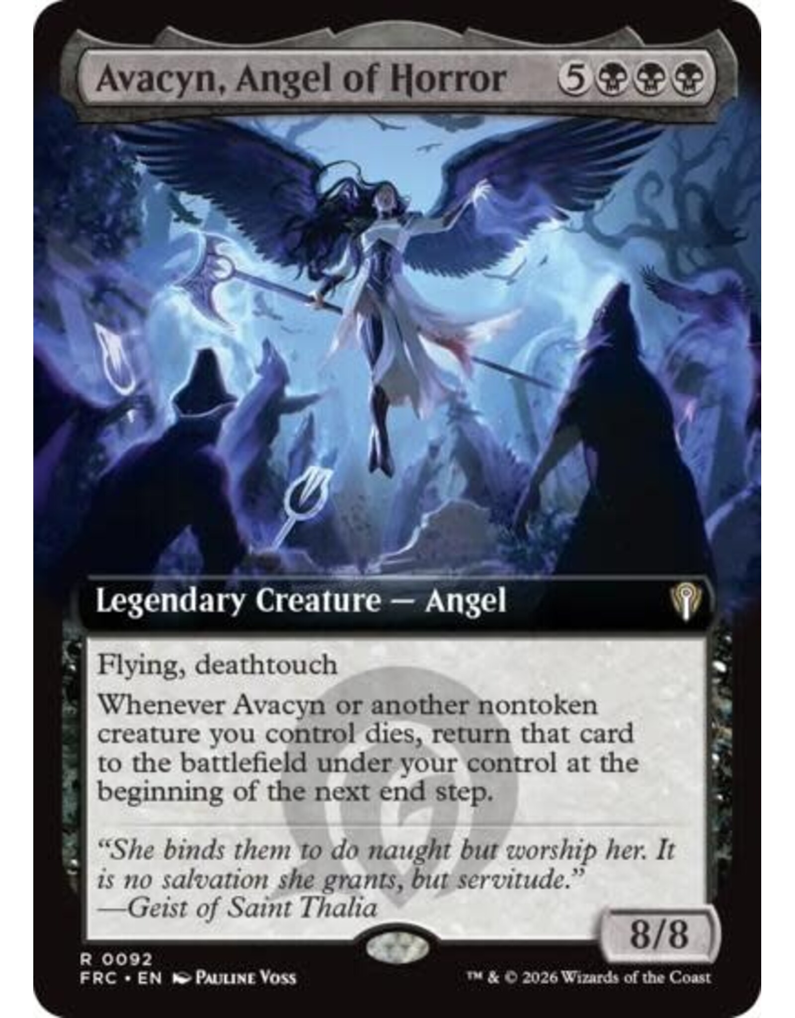 Avacyn, Angel of Horror (Extended Art) - 92 (Normal, R)