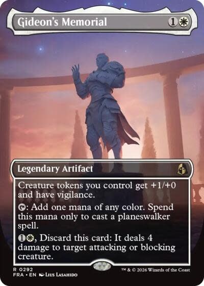 Gideon's Memorial (Borderless) - 292 (Foil, R)
