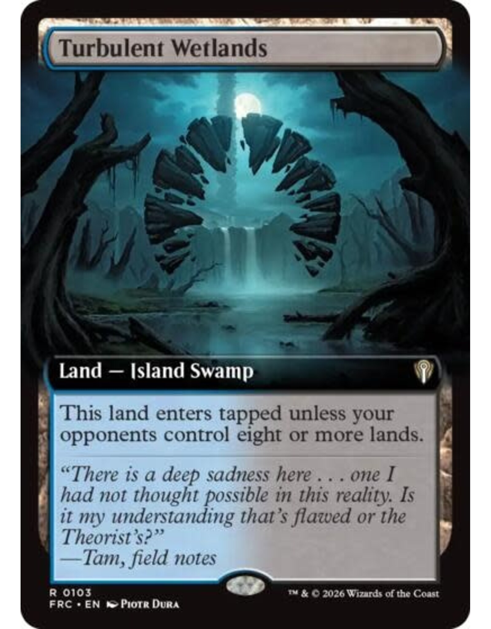 Turbulent Wetlands (Extended Art) - 103 (Normal, R)