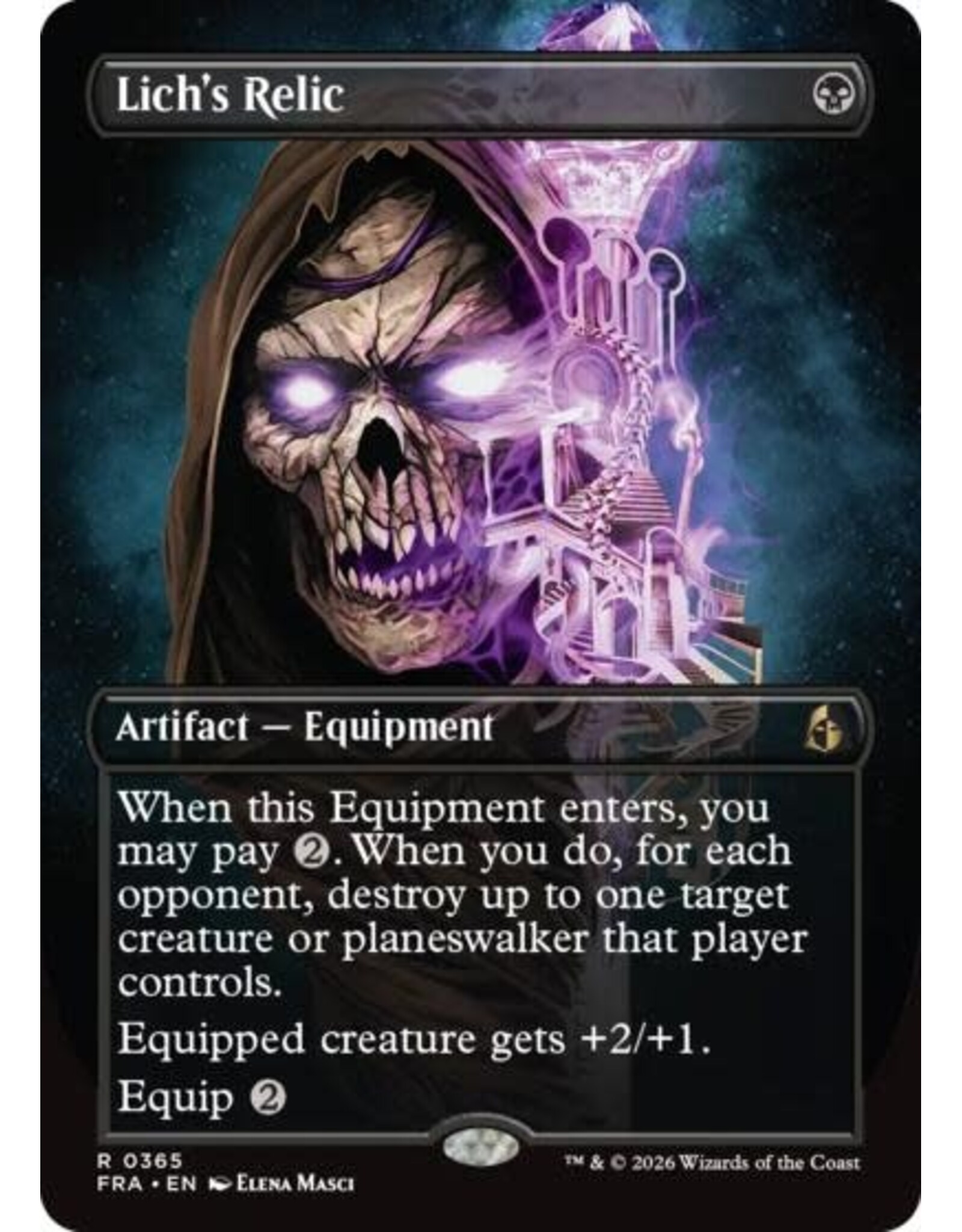 Lich's Relic (Borderless) - 365 (Normal, R)