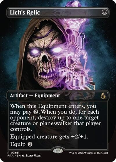 Lich's Relic (Borderless) - 365 (Normal, R)
