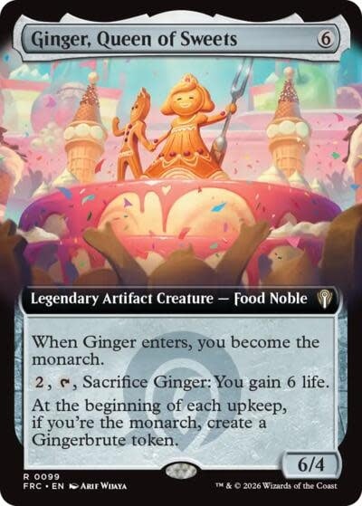 Ginger, Queen of Sweets (Extended Art) - 99 (Normal, R)