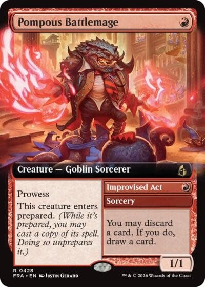 Pompous Battlemage (Extended Art) - 428 (Normal, R)