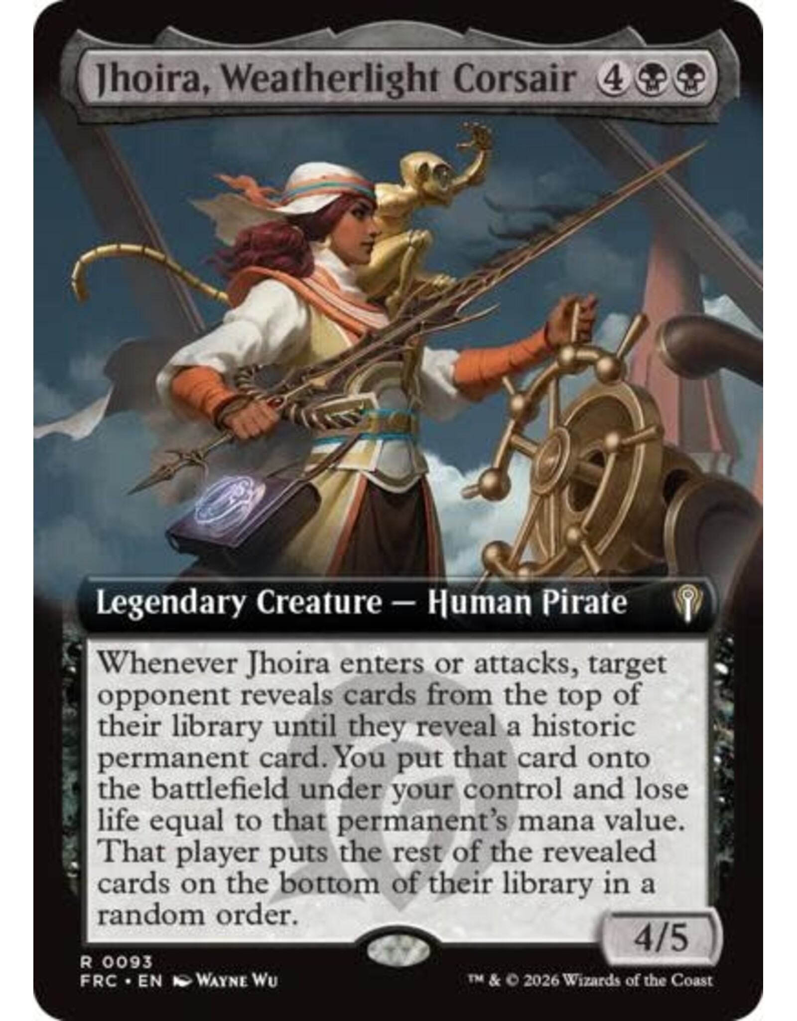 Jhoira, Weatherlight Corsair (Extended Art) - 93 (Normal, R)