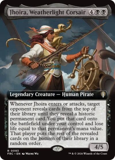 Jhoira, Weatherlight Corsair (Extended Art) - 93 (Normal, R)