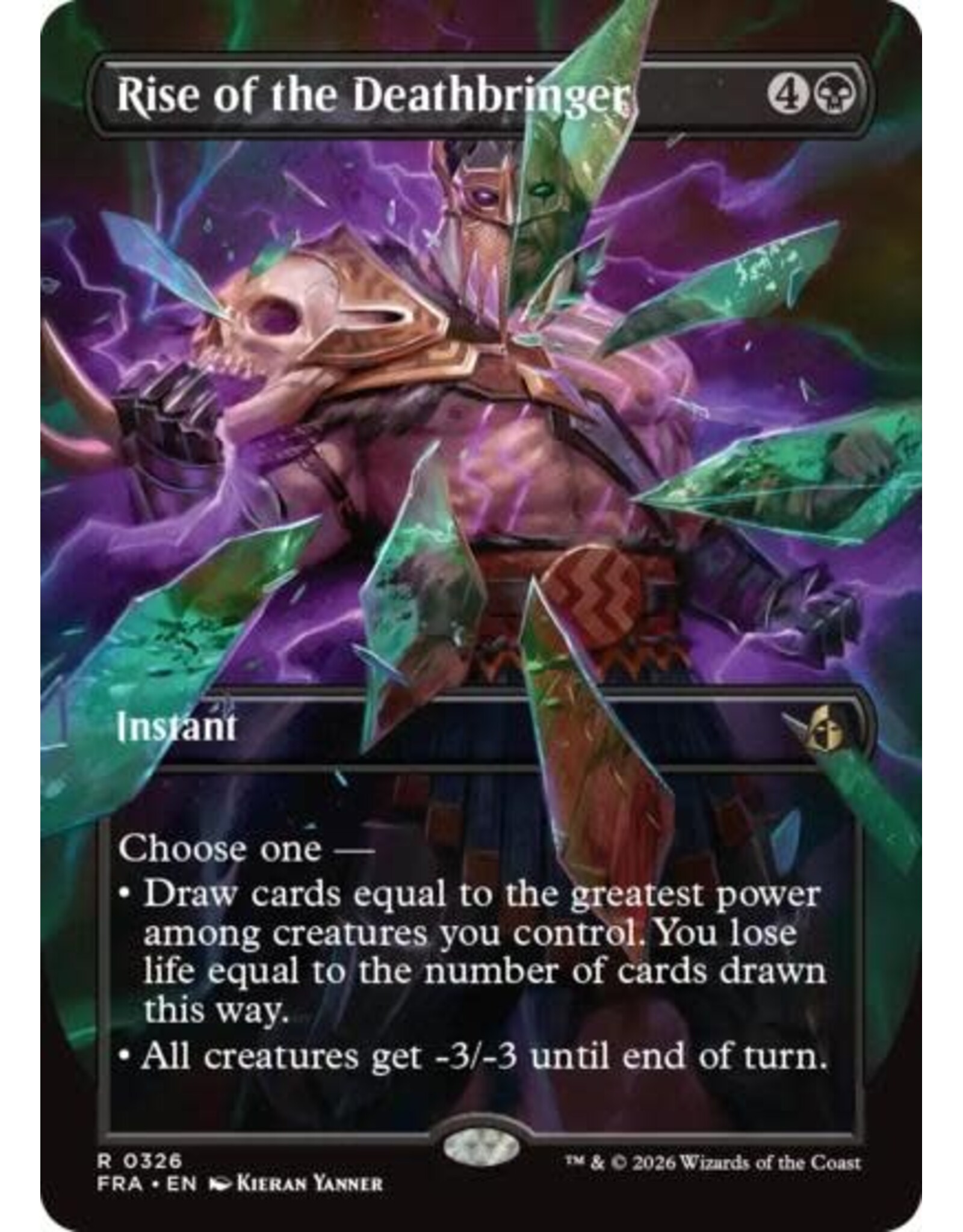 Rise of the Deathbringer (Borderless) - 326 (Normal, R)