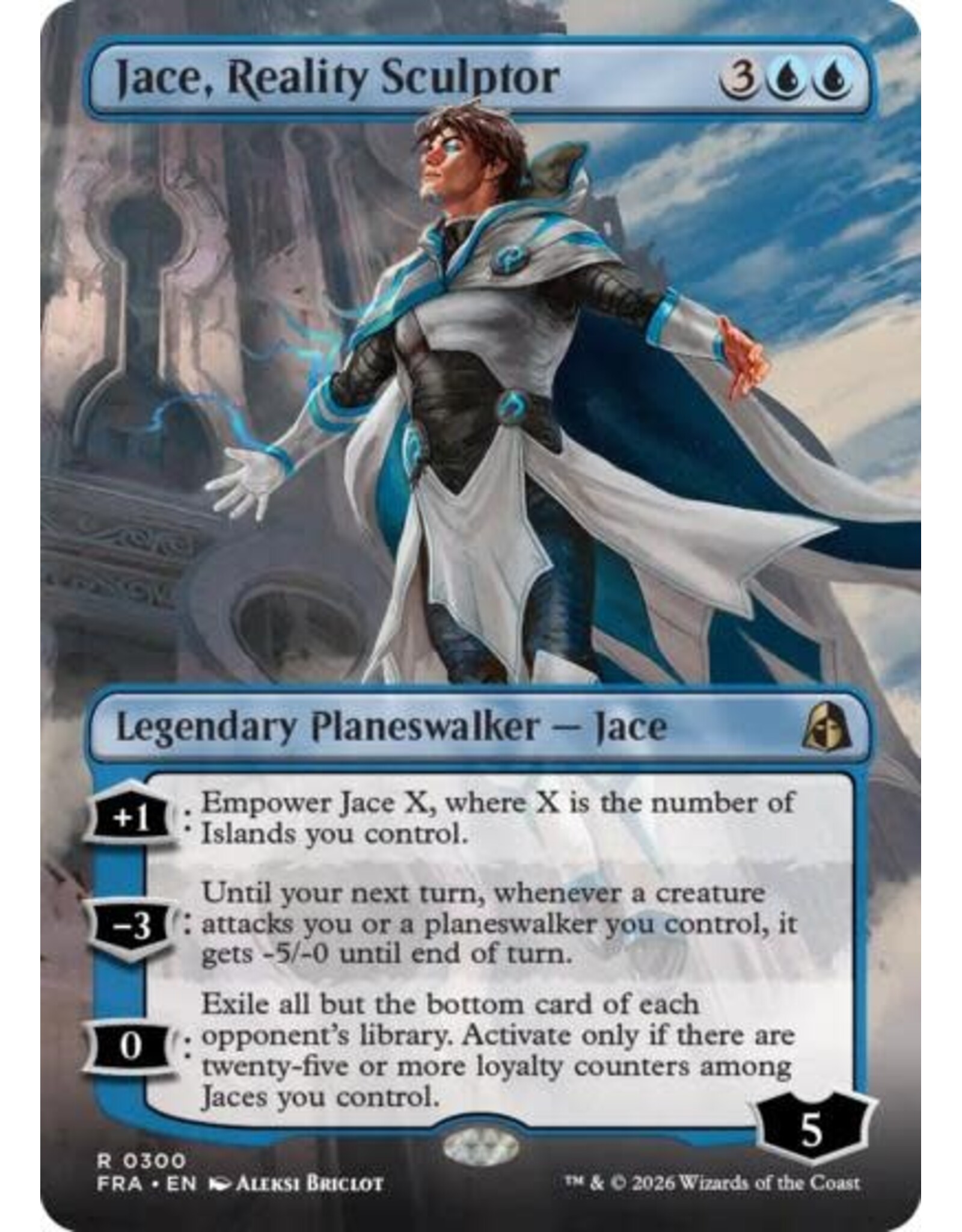 Jace, Reality Sculptor (Borderless) - 300 (Foil, R)