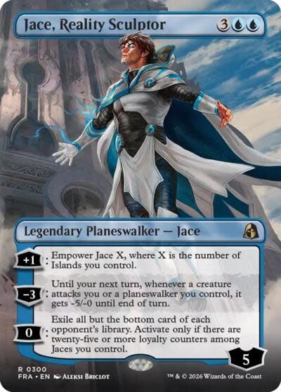Jace, Reality Sculptor (Borderless) - 300 (Foil, R)