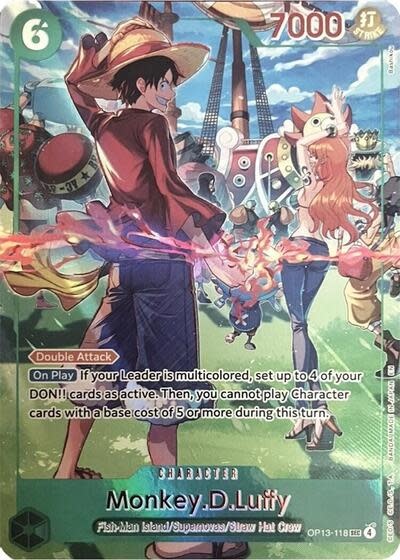 Monkey.D.Luffy (118) (English Version 3rd Anniversary Set) - OP13-118 (Foil, SEC)