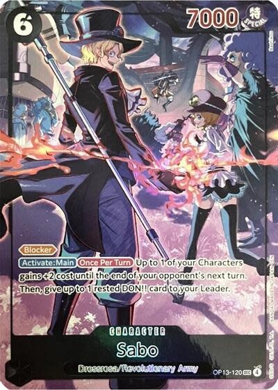 Sabo (120) (English Version 3rd Anniversary Set) - OP13-120 (Foil, SEC)