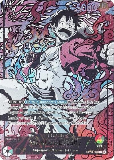 Monkey.D.Luffy (English Version 3rd Anniversary Set) - OP13-001 (Foil, L)