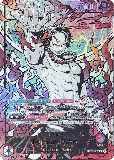 Portgas.D.Ace (English Version 3rd Anniversary Set) - OP13-002 (Foil, L)