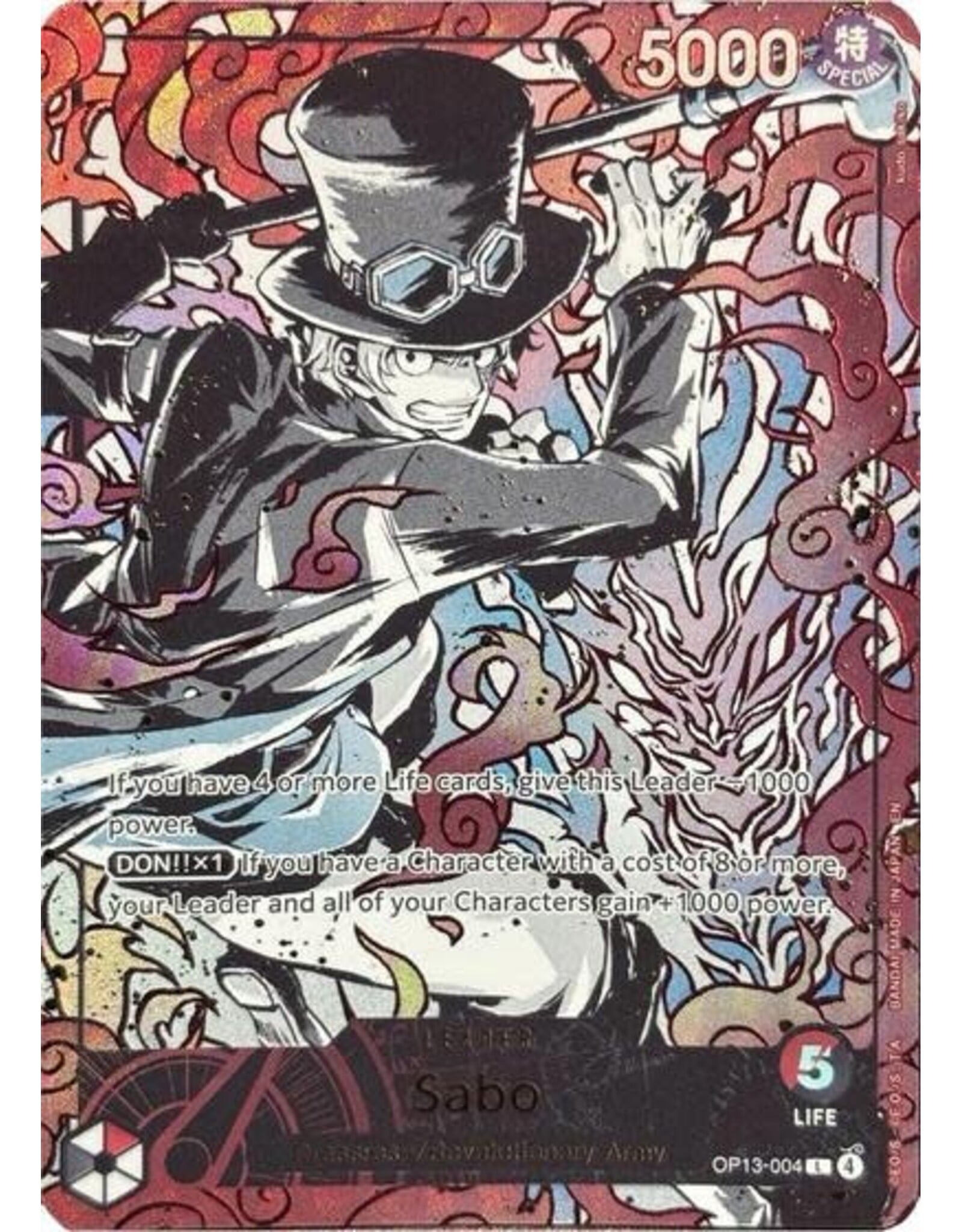Sabo (English Version 3rd Anniversary Set) - OP13-004 (Foil, L)
