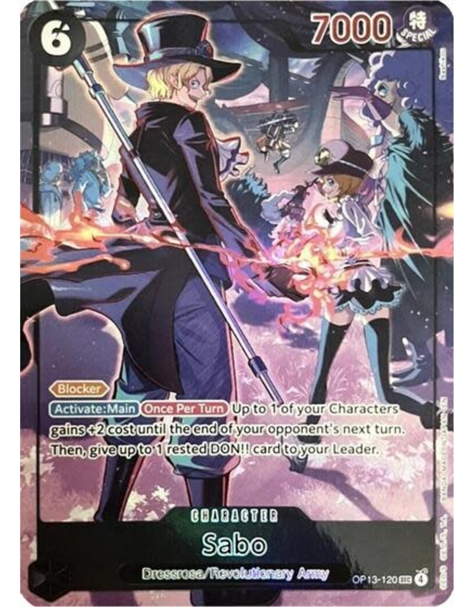 Sabo (120) (English Version 3rd Anniversary Set) - OP13-120 (Foil, SEC)