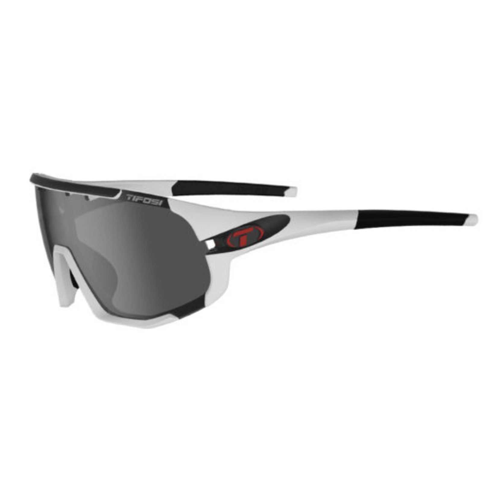 tifosi Smoke/AC Red/Clear, Sledge, Matte White Interchangeable Sunglasses. Type: Interchangeable