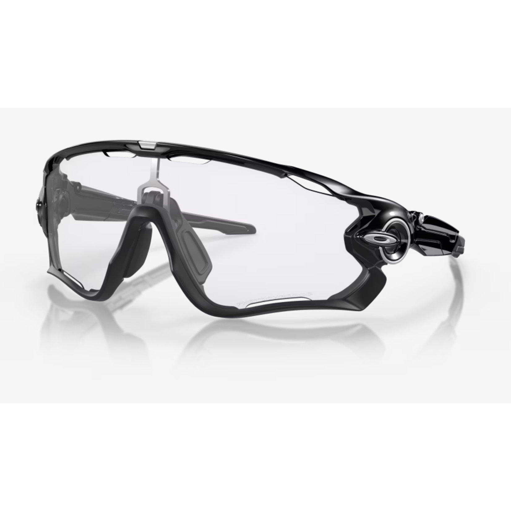 Oakley Jawbreaker Polished Black w Clear to Black Iridium Photochromic