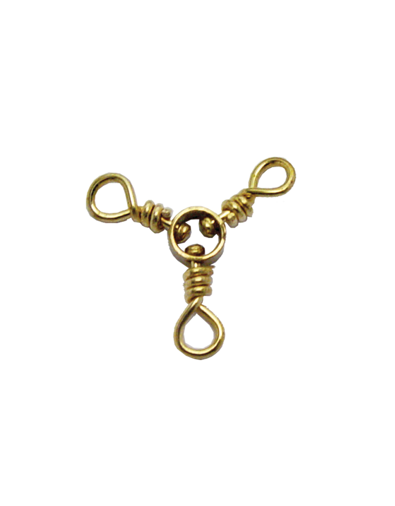 COMPAC COMPAC BRASS 3-WAY SWIVELS #5 10 PCS