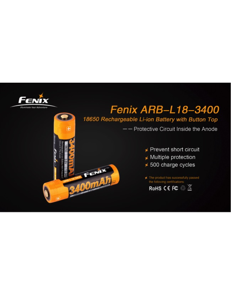 FENIX FENIX ARB-L18 3400 MAH LITHIUM ION BATTERY