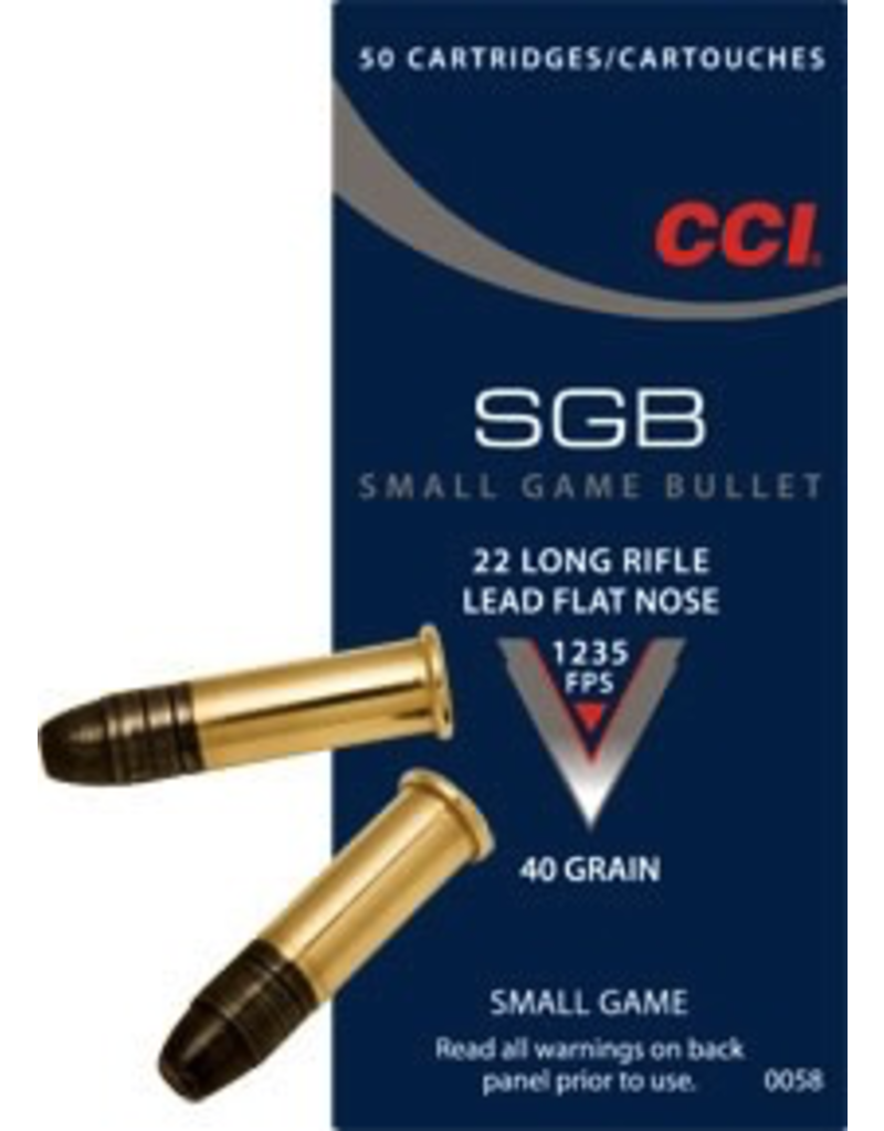 CCI CCI SGB 22 LR 40GR SMALL GAME
