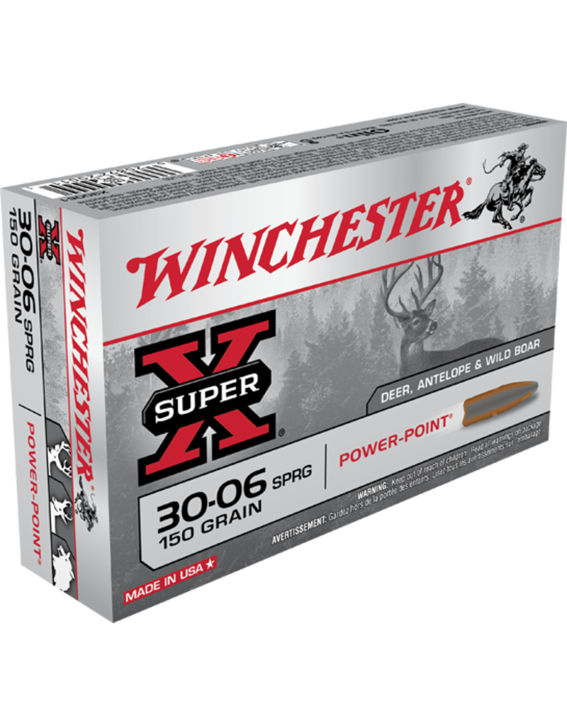 WINCHESTER WINCHESTER SUPER-X 30-06 150GR POWER POINT 20RDS