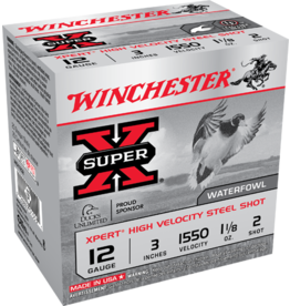 WINCHESTER WINCHESTER SUPER-X STEEL 12GA 3” 1 1/8OZ #2 - 25 RDS