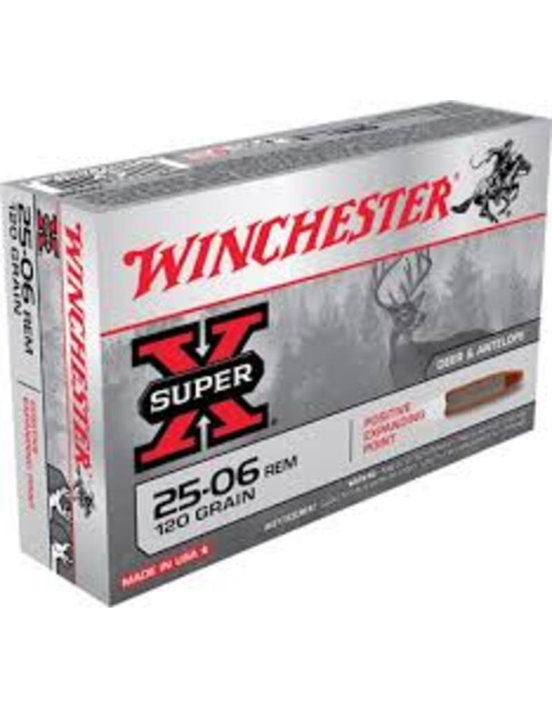 WINCHESTER WINCHESTER SUPER-X 25-06 REM 120GR 20 RDS