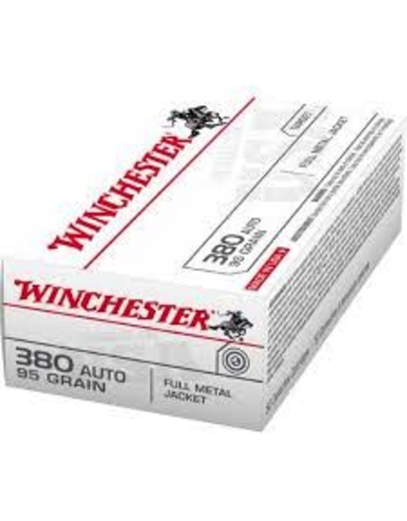 WINCHESTER WINCHESTER 380 AUTO 95GR FMJ 50 RDS