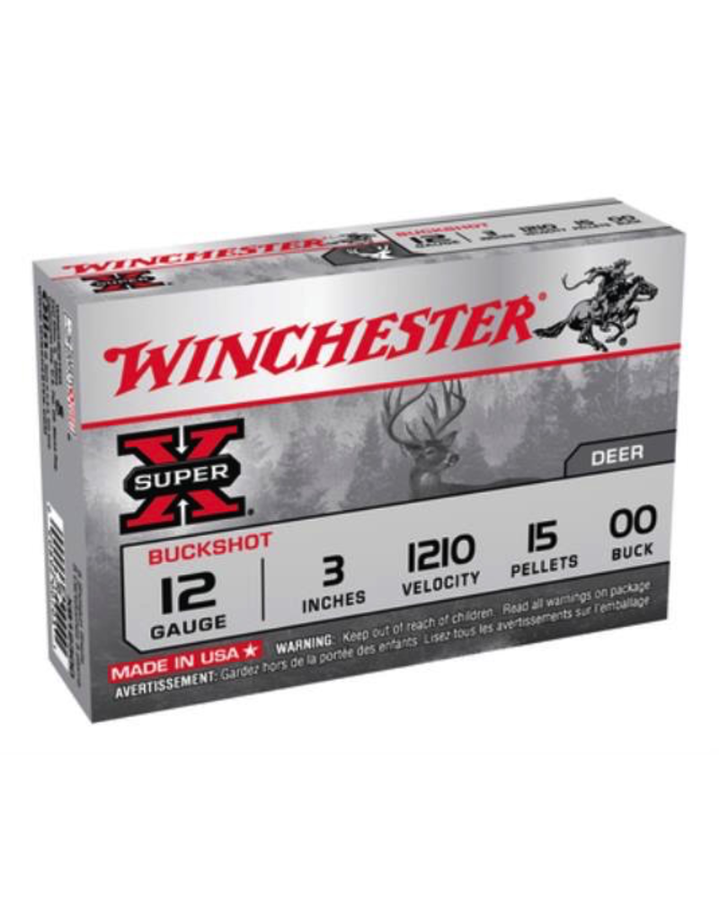 Winchester Super X 12ga 3 00 Buckshot 5 Rds