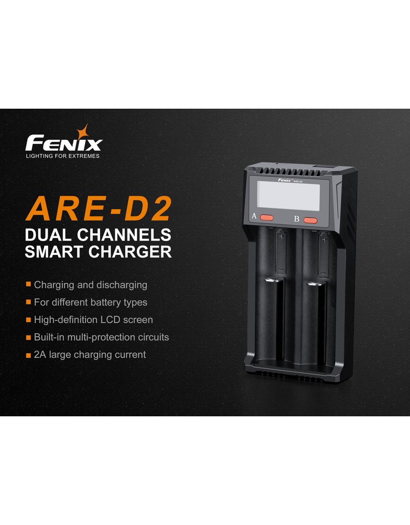 FENIX FENIX ARE-D2 DUAL CHANNEL SMART CHARGER
