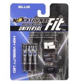 RAGE ARCHERY RAGE NOCKTURNAL UNIVERSAL FIT BLUE NOCKS