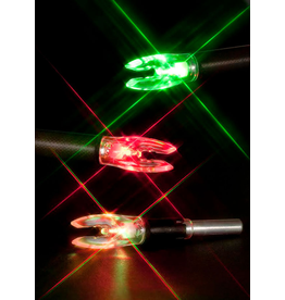 RAGE ARCHERY NOCKTURNAL UNIVERSAL FIT STROBING RED/GREEN HIGH VISIBILITY LED
