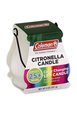 COLEMAN SCENTED CITRONELLA CANDLE COLOR CHANGING LED