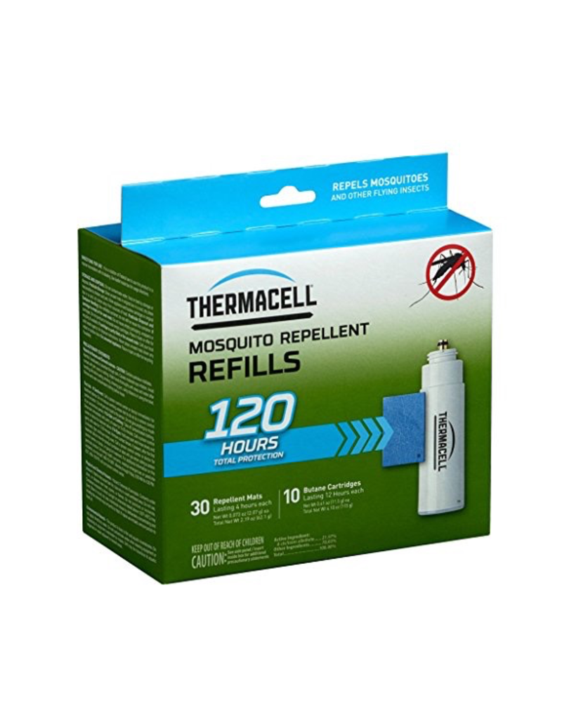 THERMACELL THERMACELL MOSQUITO AREA REPELLENT REFILLS 10 BUTANE AND 30 MATS