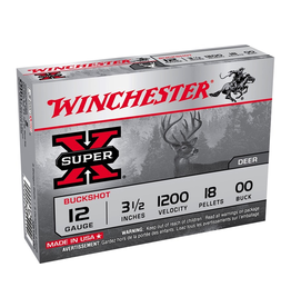 WINCHESTER WINCHESTER SUPER-X 12 GA 3.5” 00 BUCKSHOT 5 RDS