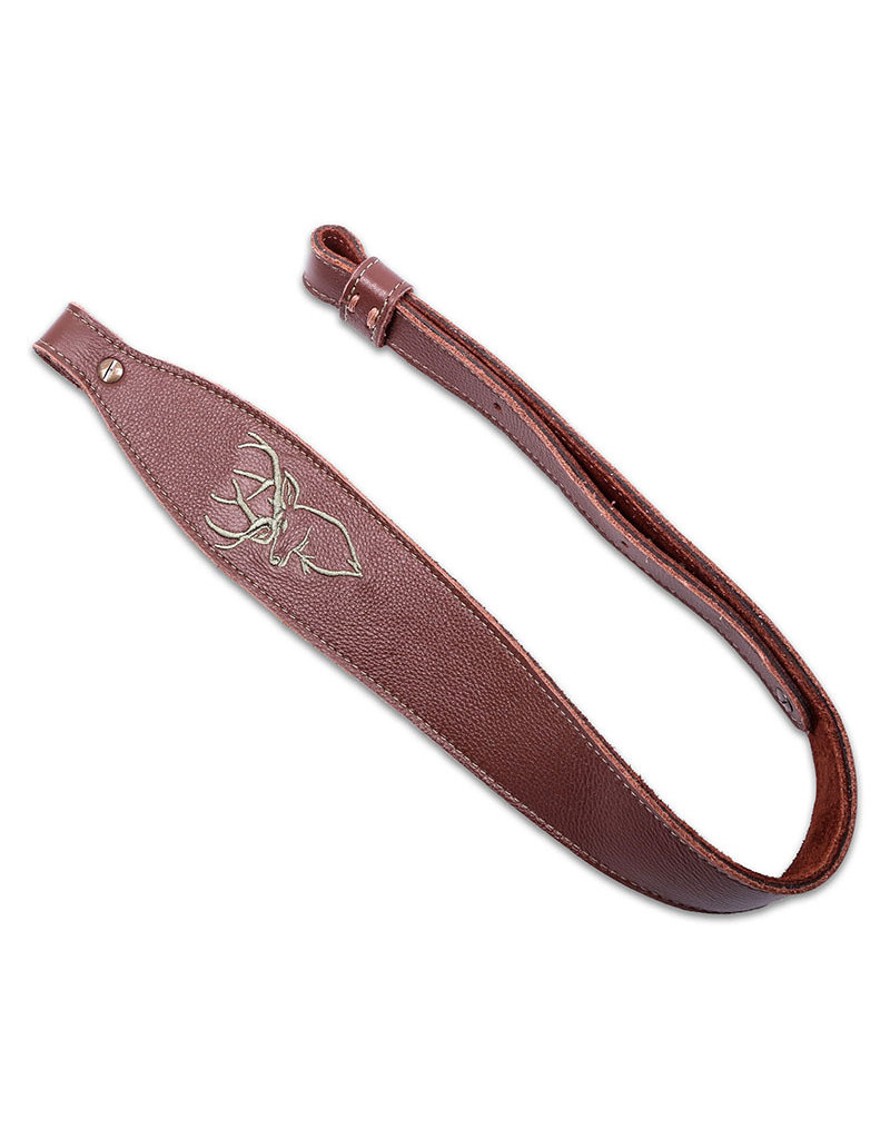 LEVY'S LEATHERS LEVY’S LEATHERS GARMENT LEATHER GUN SLING W/ DEER EMBRIDERY
