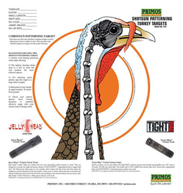 PRIMOS PRIMOS SHOTGUN PATTERNING TURKEY TARGETS 12 PK