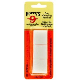 Hoppe's HOPPE’S GUN CLEANING PATCHES .22 TO 270  60 PATCHES