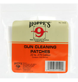 Hoppe's HOPPE’S GUN CLEANING PATCHES .22 TO 270  500 PATCHES