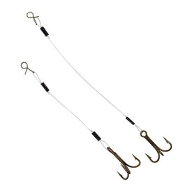 COMPAC COMPAC FLUOROCARBON 2” STINGER HOOKS SIZE 10 3 PC