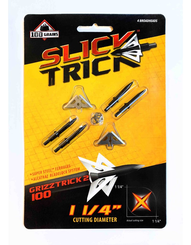 Slick Trick SLICK TRICK BROADHEADS GRIZZTRICK 2 100GR 1 1/4"