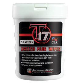 THOMPSON/ CENTER T17 BREECH PLUG WIPES 50 CT